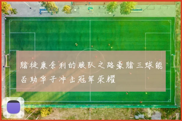 赌徒康奈利的狼队之路豪赌三球能否助华子冲击冠军荣耀