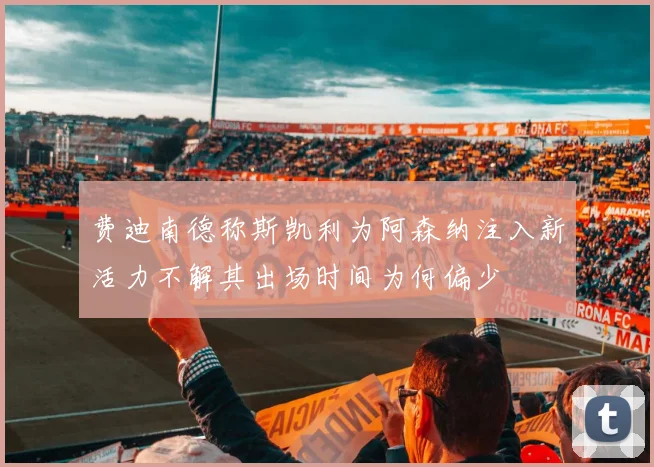 费迪南德称斯凯利为阿森纳注入新活力不解其出场时间为何偏少